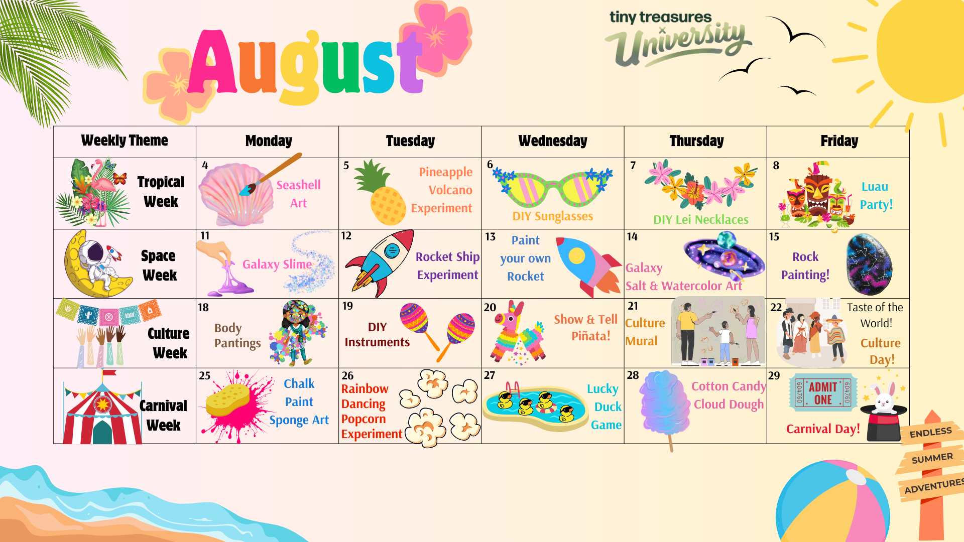 Summer Program Preschoolers/Pre-K